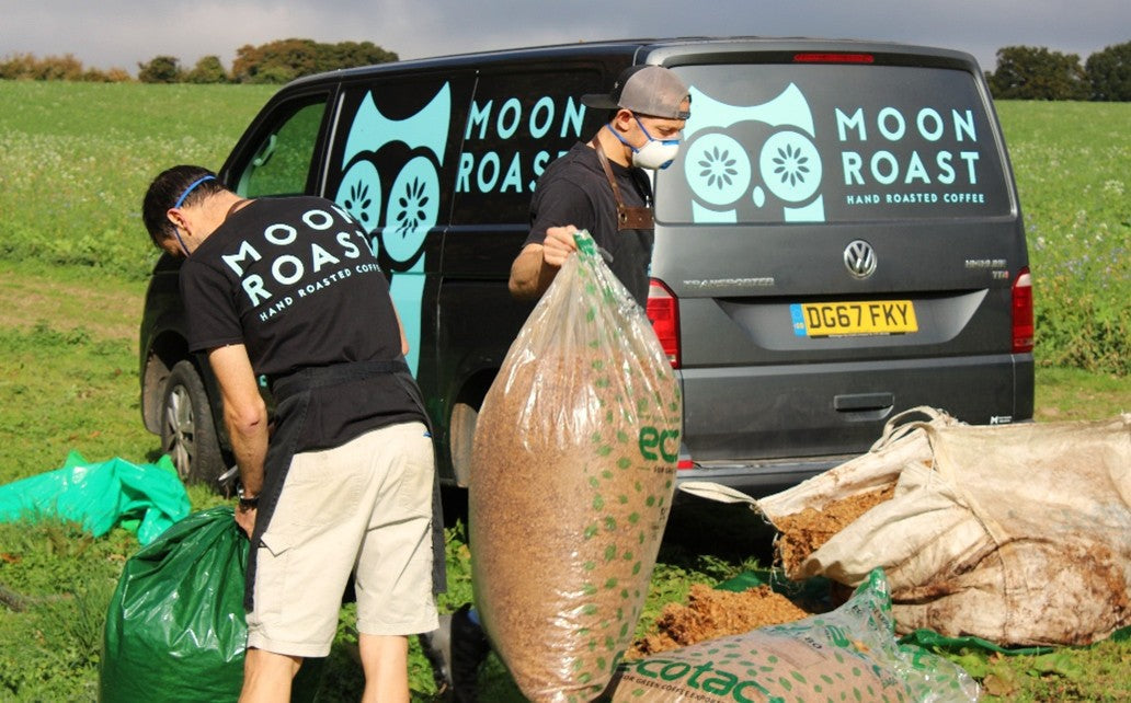 Chilton Manor Farm: Returning Coffee Chaff Back to Nature