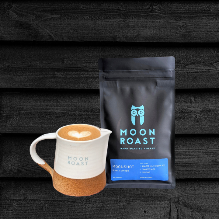 8oz Ceramic Mug & 225g Moonshot Coffee