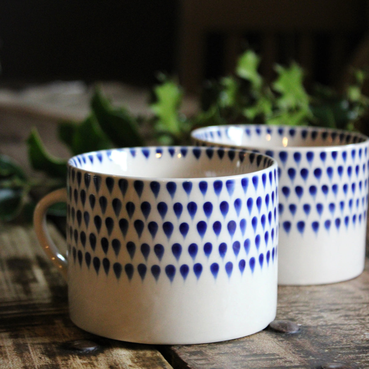 Drop Mug & Indigo Large Small
