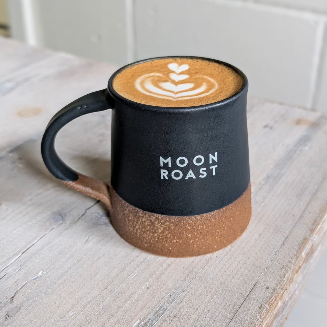 8oz Handmade Moon Roast Ceramic Mug