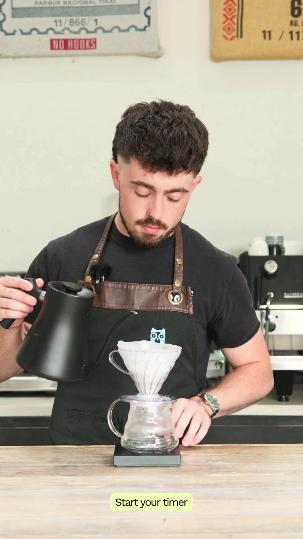 using a v60/pour over
